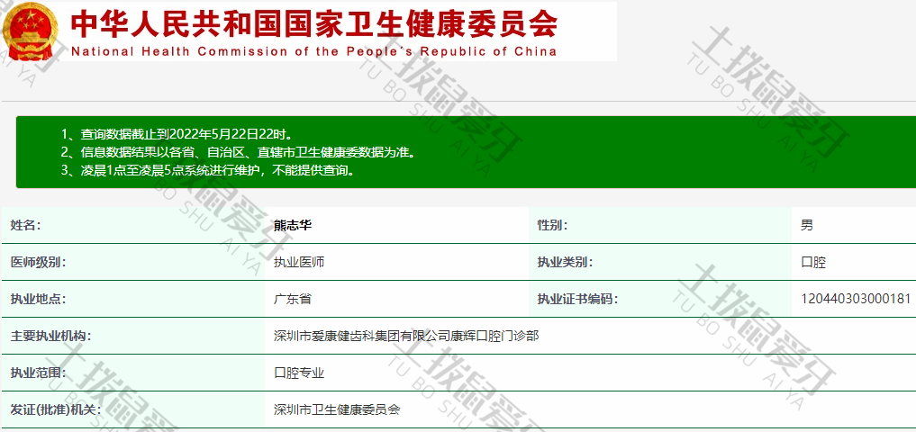 熊志华医生