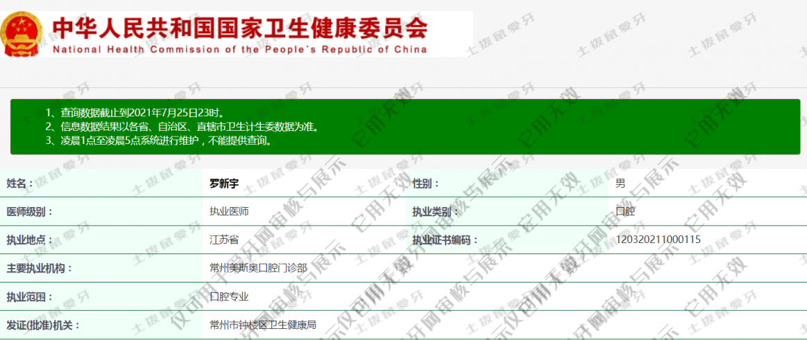 罗新宇执业信息