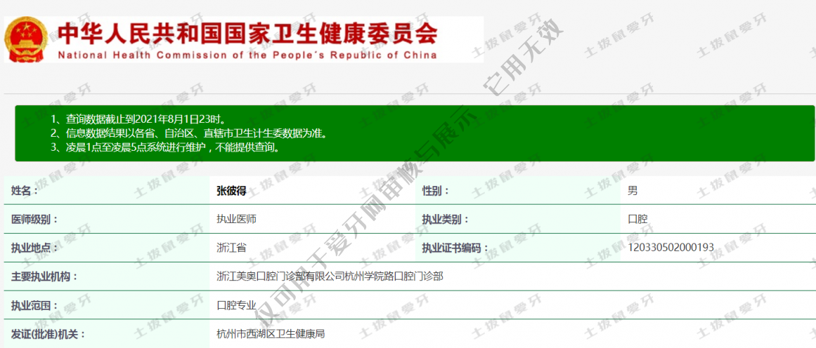 张彼得执业信息